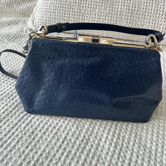 Kate Spade Ostrich Leather Satchel. Madeline - Picture 3 of 6